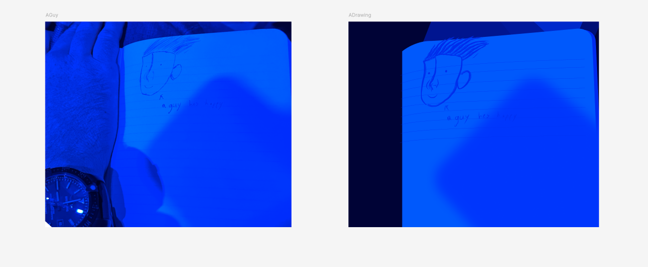 Logo on colored background