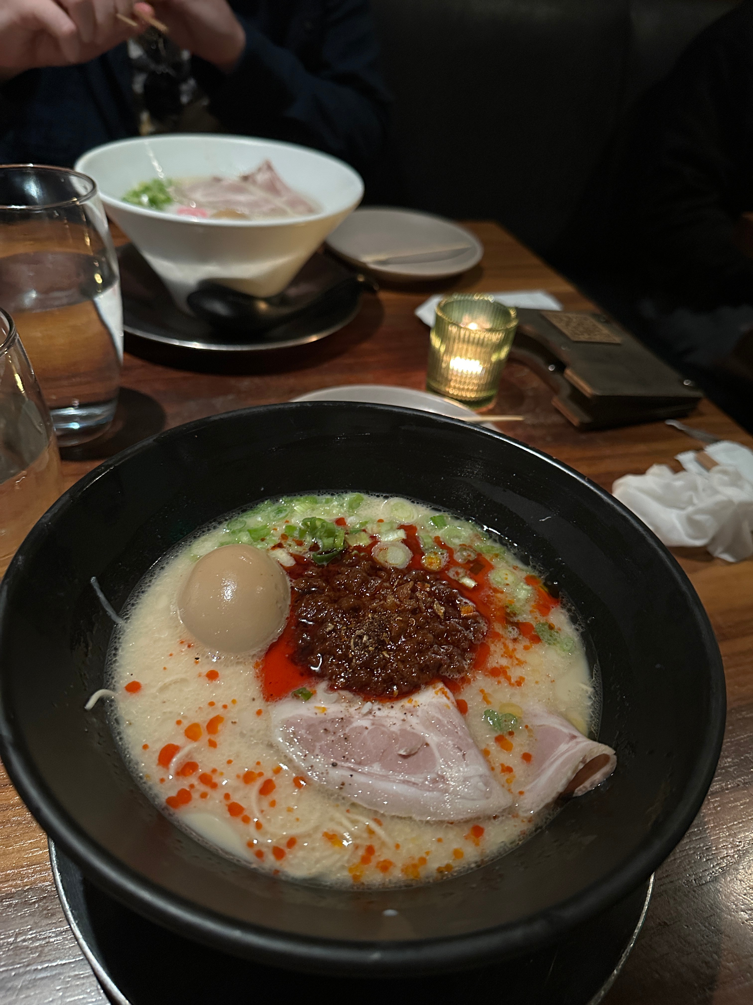 Person working on tablet